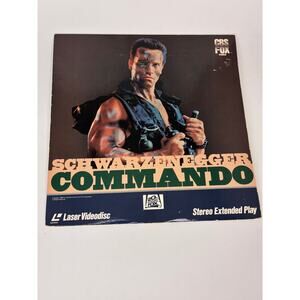 Commando LaserDisc 1985 Action Stereo Extended Play CBS Fox Video
